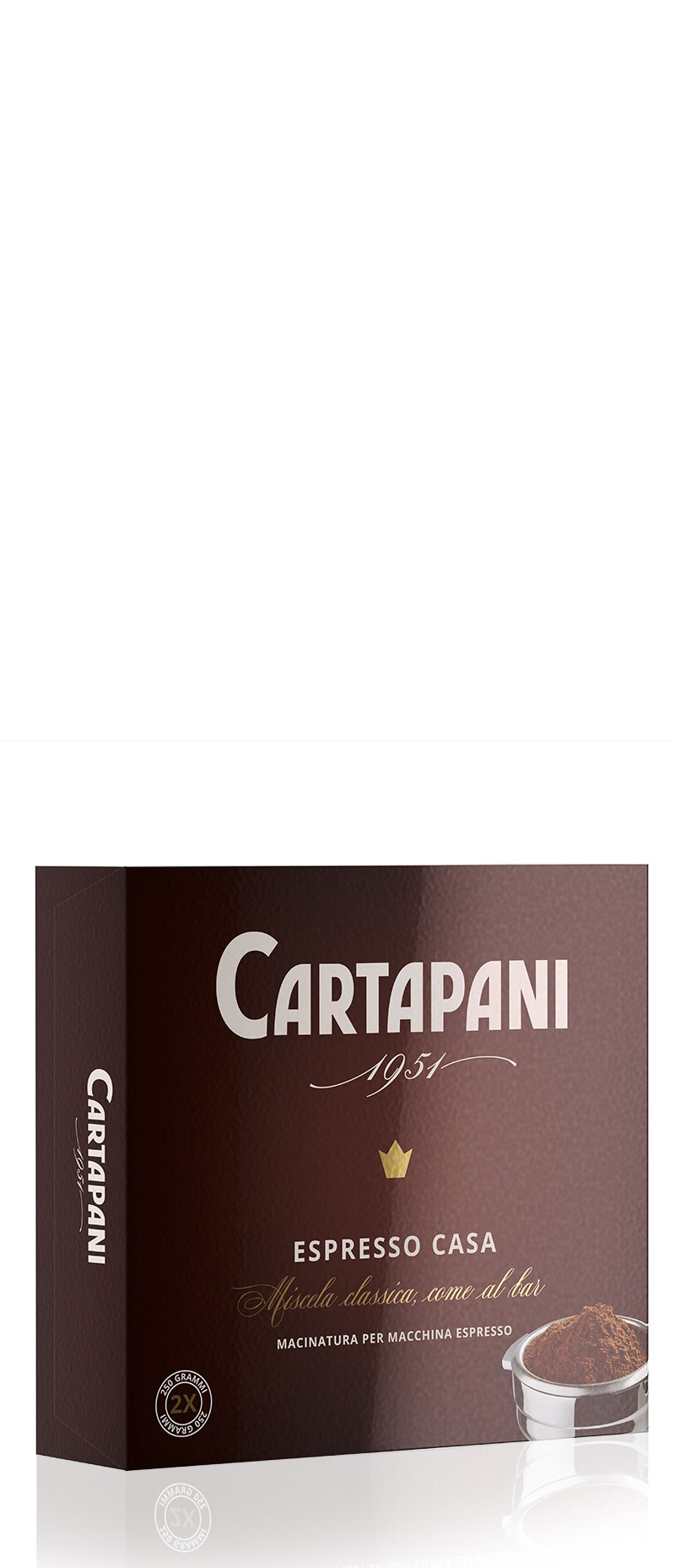 ESPRESSO CASA 2X250g macinato - Cartapani